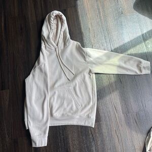 Beige cream sweatshirt hoodie H&M S